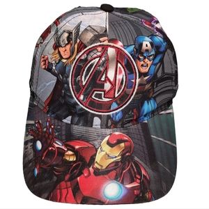 Marvel Kids Avengers Graphic Comic Baseball Cap OSFM